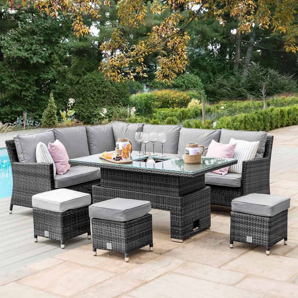 Cadiz rattan corner sofa discount