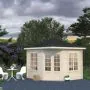 Melanie 6.9m Wooden Corner Summer House Pavilion