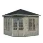Melanie 6.9m Wooden Corner Summer House Pavilion