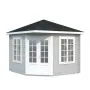 Melanie 6.9m Wooden Corner Summer House Pavilion