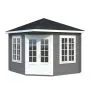 Melanie 6.9m Wooden Corner Summer House Pavilion