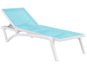Pacific White Sun Lounger
