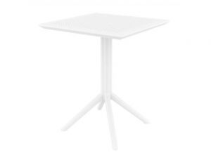 Sky 60 x 60 Folding Table in White
