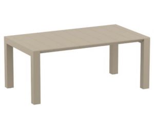 Vegas Extendable Table (100cm x 180/220cm) - Taupe