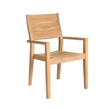 Alexander Rose Roble High Back Stacking Sling Armchair