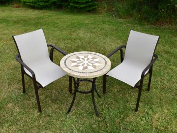 Dalkey 2 Seater Set with 2 Pacific Chairs in Brown