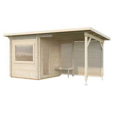 Deluxe 10m Wooden Sauna with 6KW Narvi Heater