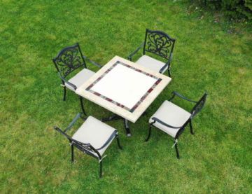Killiney 4 Seat Square Set with Hampshire Chairs
