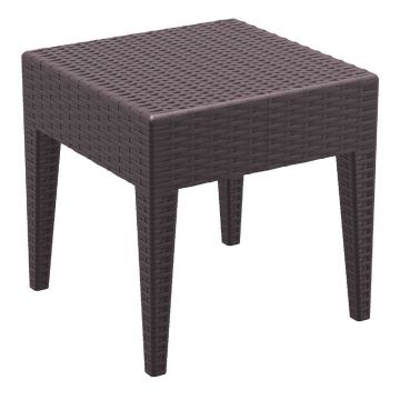 Miami Lounge Side Table - Brown