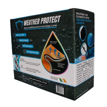 Weather Protect Free Arm Parasol - (250cm x 55/60cm)