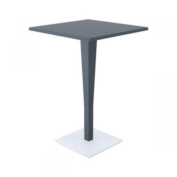 Riva Bar Table 70cm Grey Square Table
