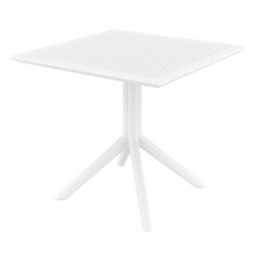 Sky 80x80 Table in White
