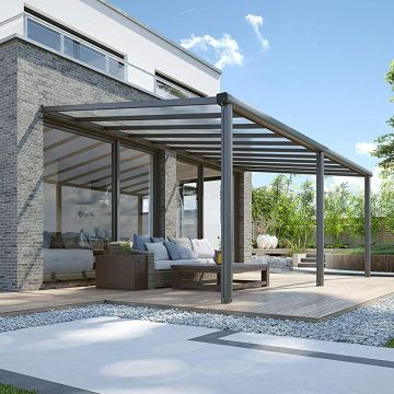 Theia Compact Line - Polycarbonate Roofing - 604cm x 250cm - 3 Posts