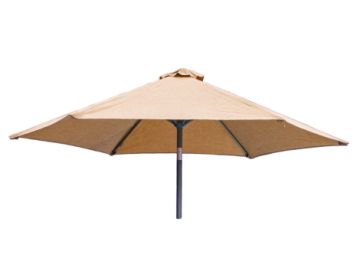3.0m Round Aluminium Tilting Parasol Crank in Ochre