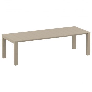 Vegas XL Extendable Table (260 x 300cm) - Taupe