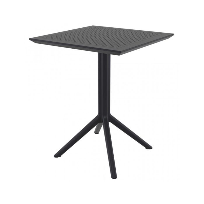 Sky 60cm x 60cm Folding Table in Black main product photo