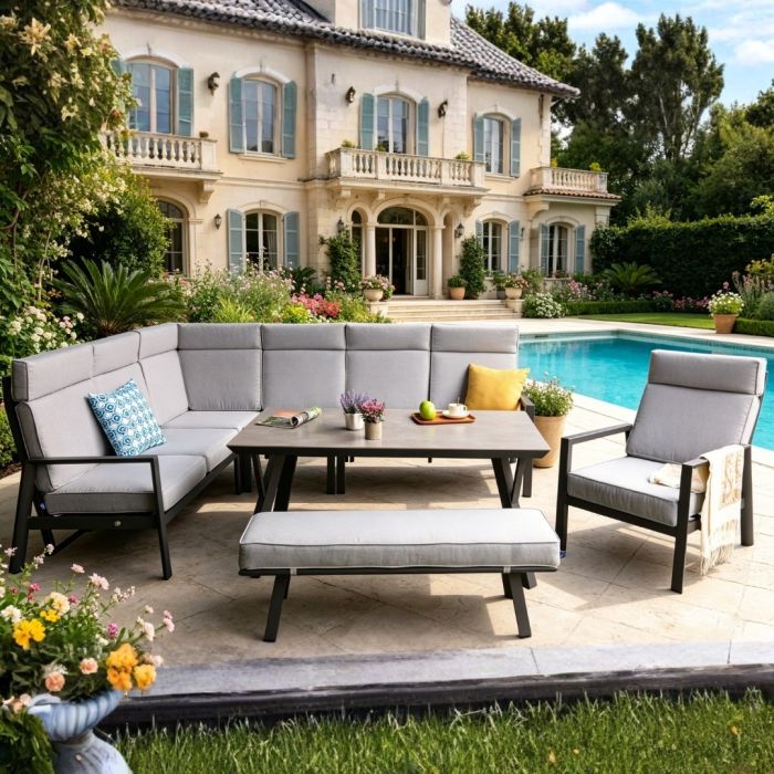 Cabo Corner Garden Dining Set main product photo