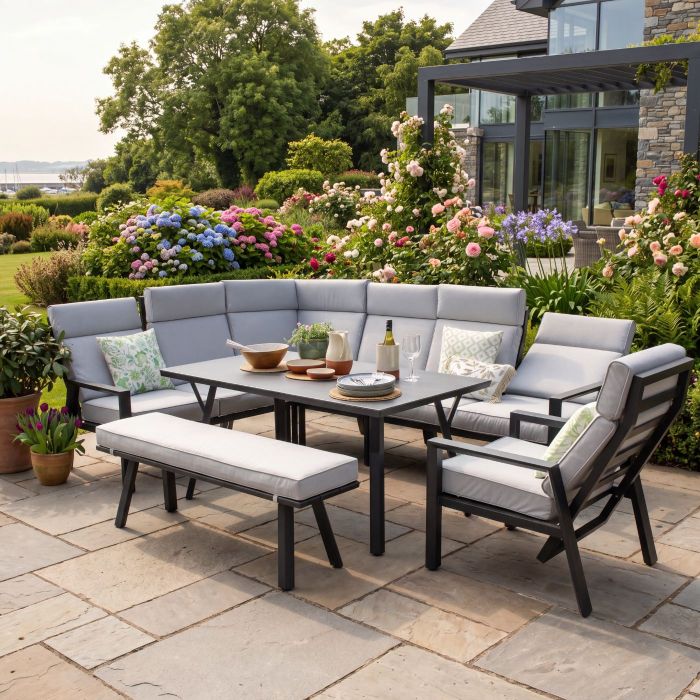 Cabo Corner Garden Dining Set main product photo