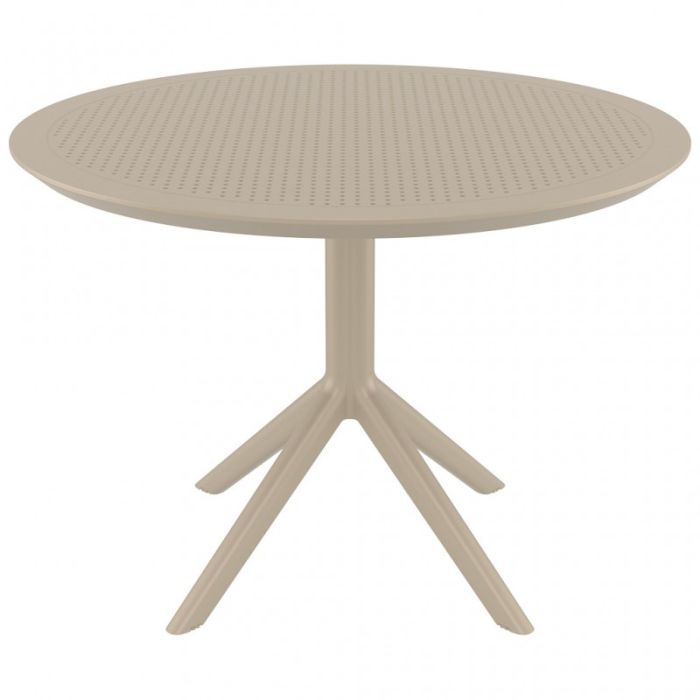 Sky 105 Dining Table - Taupe main product photo