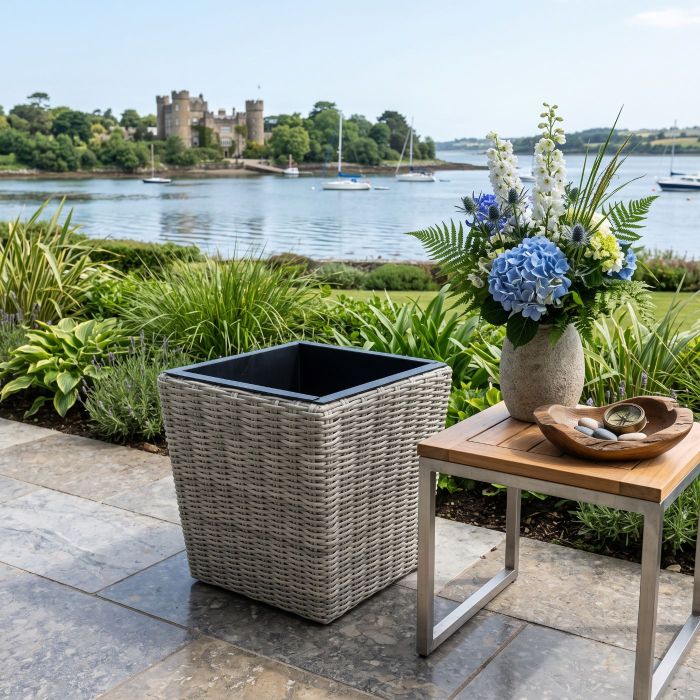 New Hamilton Rattan Planter / Flowerpot main product photo