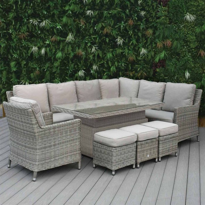 Hamilton Left Hand Sofa Corner Set with Rectangular Rising Table main product photo