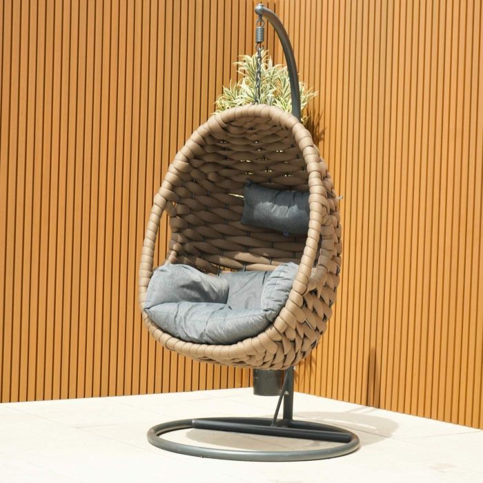 Aranweave Single Hanging Chair in Brown main product photo