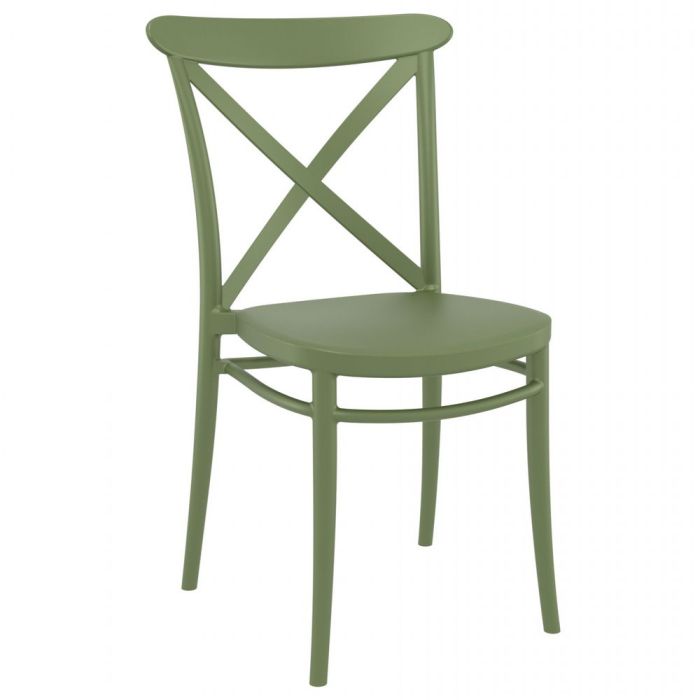 Cross Chair - Olive Green main product photo