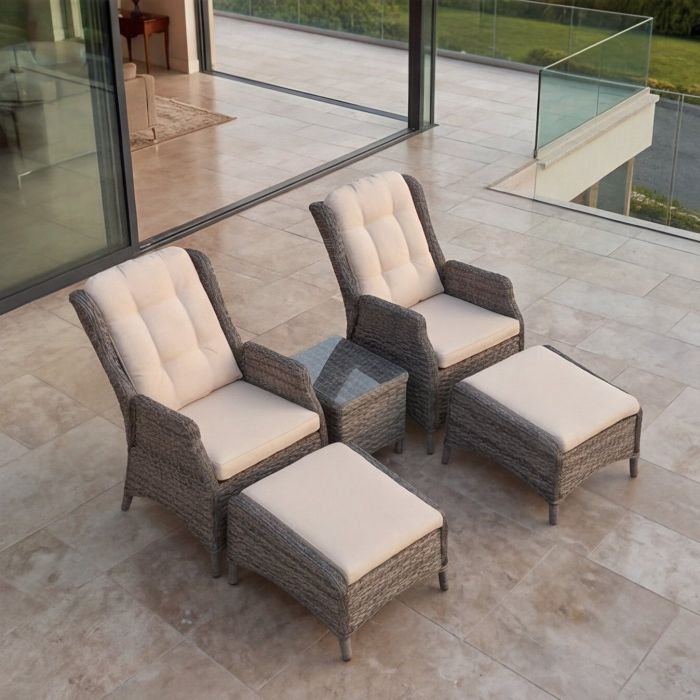Boston Rattan Reclining Bistro Set main product photo