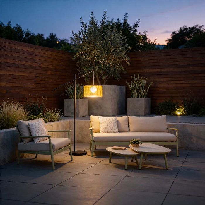1.8m Matera Sage Floor Lamp main product photo