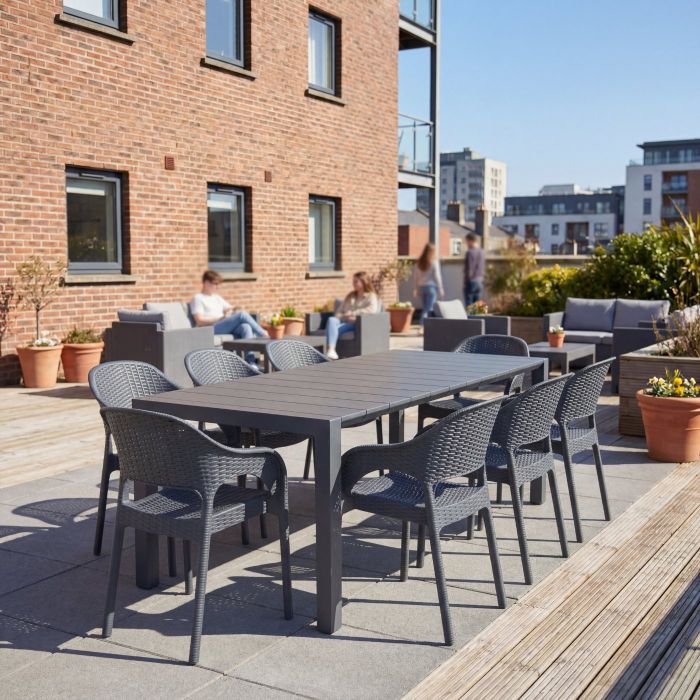 Vegas Panama 8 Seat Set - Grey main product photo