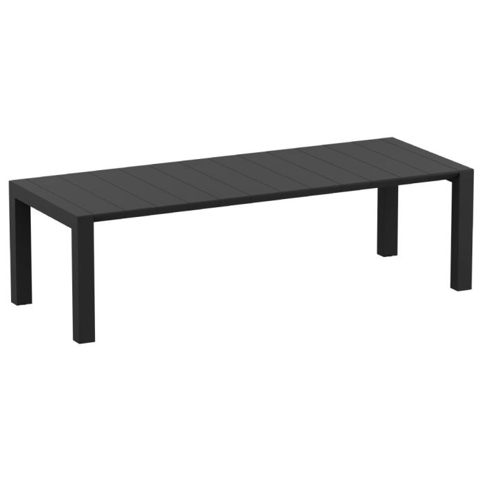 Vegas XL Rectangular Extendable (260 x 300cm) Table - Black main product photo