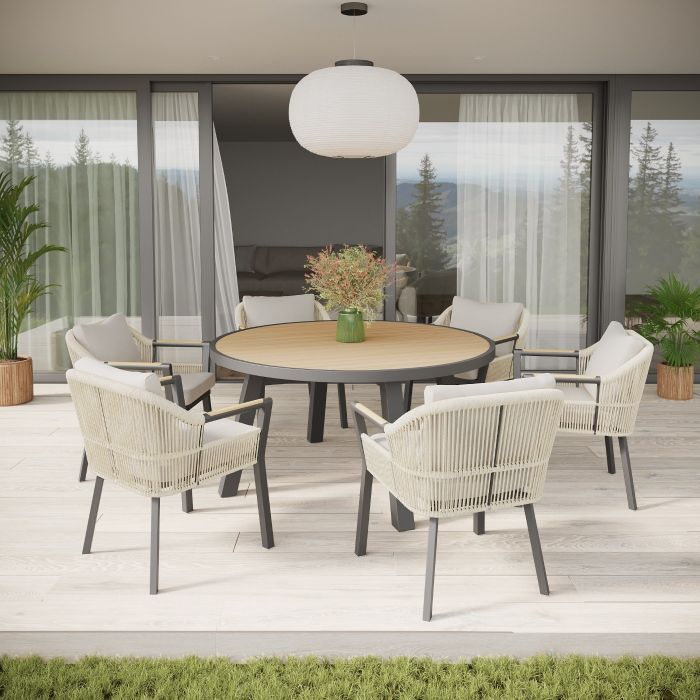Alexander Rose Bali 6 Seat Round Set main product photo