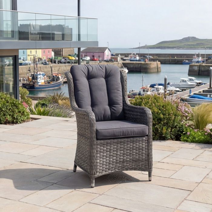 California High Back Dining Chair with Back Cushion main product photo