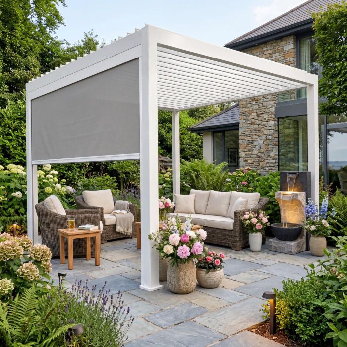 Mirador Ares 3m Wind Screen - White main product photo