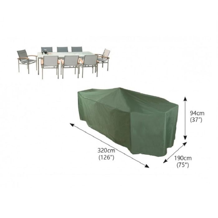 Bosmere Rectangular Patio Set Cover - 8/10 seat main product photo