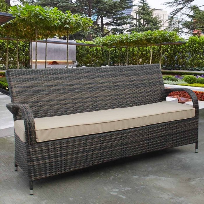 Cairo 3 Seat Rattan Bench main product photo