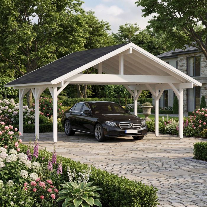 Robert 20.6m Heavy Duty Wooden Carport Gazebo main product photo