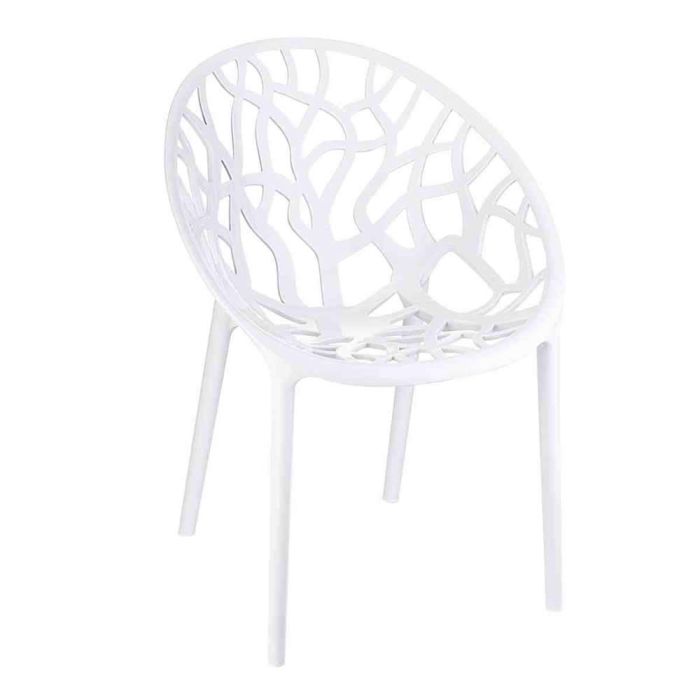Crystal Armchair – Glossy White main product photo