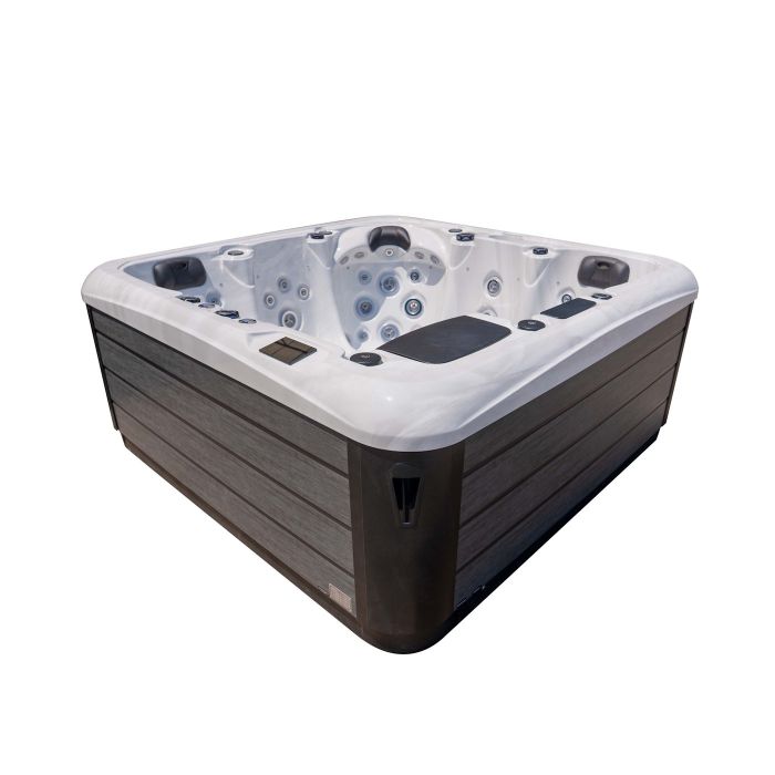 Ceto Elite Hot Tub - Silver and White main product photo