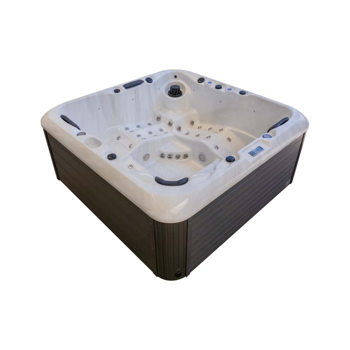 Helios-II Hot Tub - Silver and White main product photo