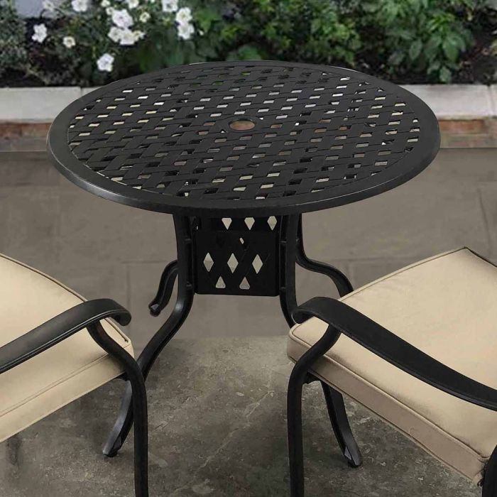 Pescara 4 Seat Round Table - Bronze main product photo