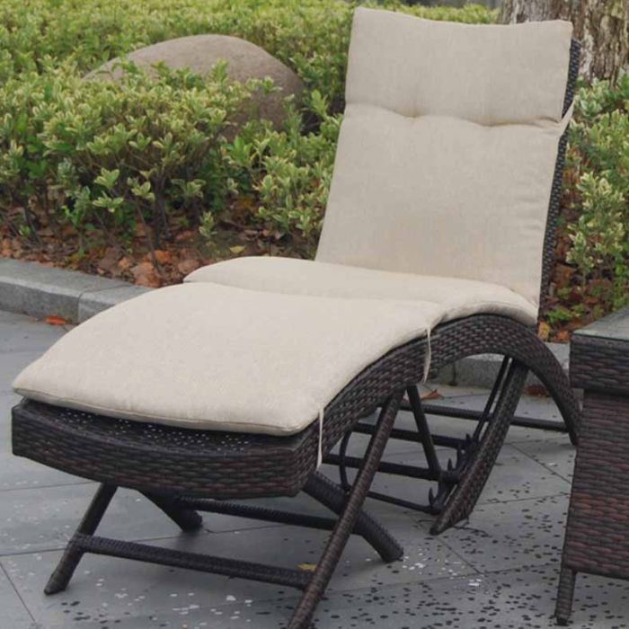 Prague Foldable Chair and Footrest Set main product photo
