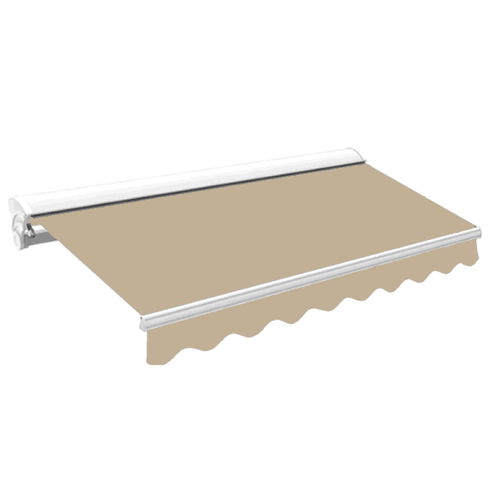 3.95m x 3m Aurora Taupe Awning – Manual main product photo
