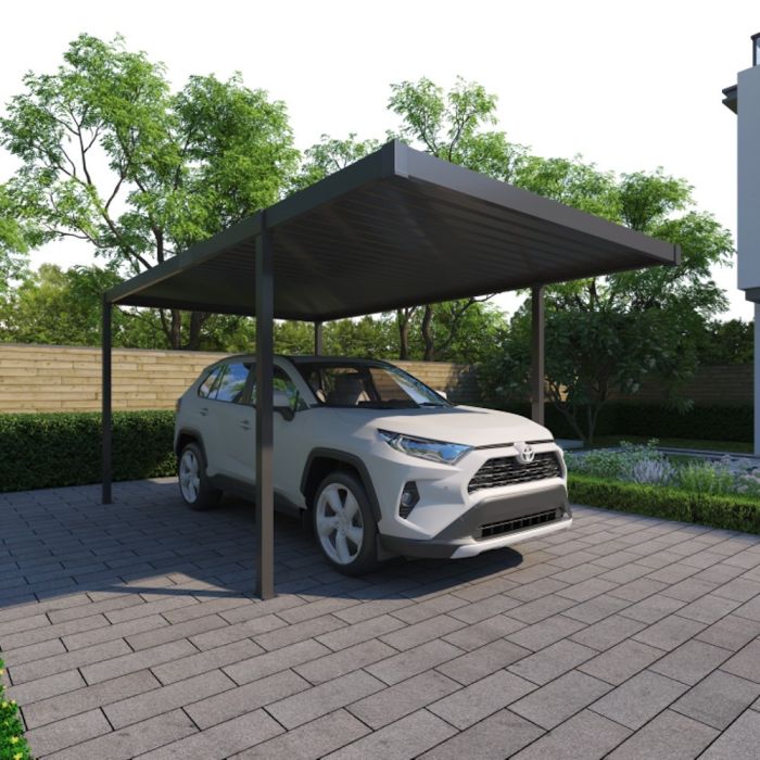Thor 3m x 5m Garden Carport - Black main product photo