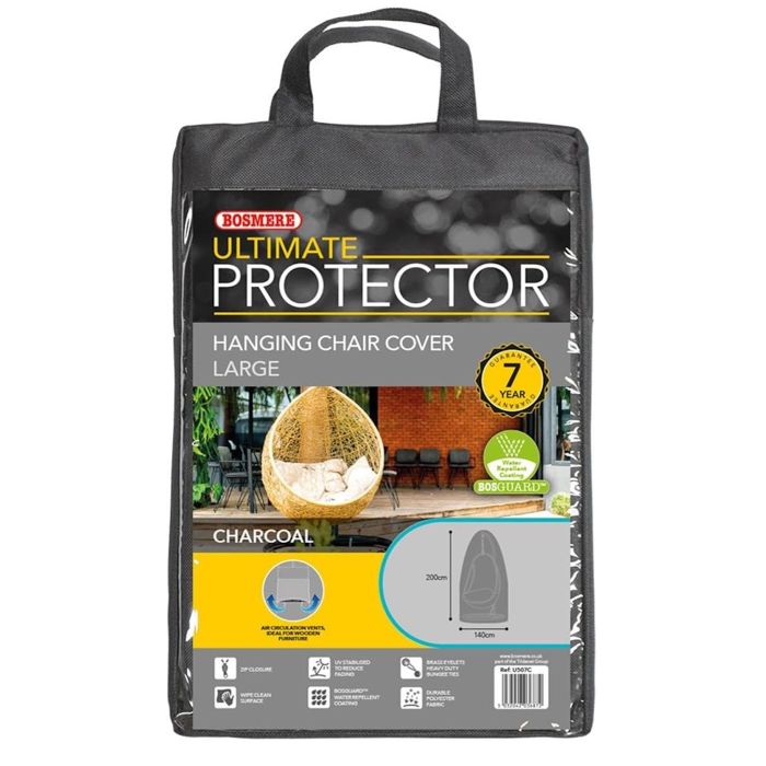 Bosmere Ultimate Protector - Double Hanging Chair Cover - Charcoal main product photo