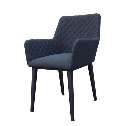 Galaxy Outdoor Fabric Chair - Dark Grey