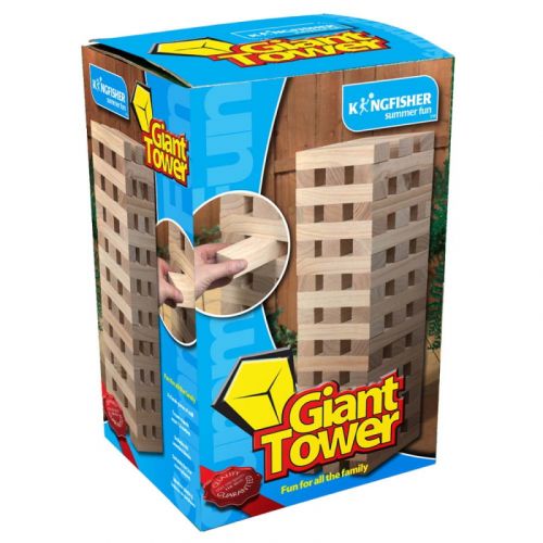 Giant Tower Wooden Blocks - Garden Games