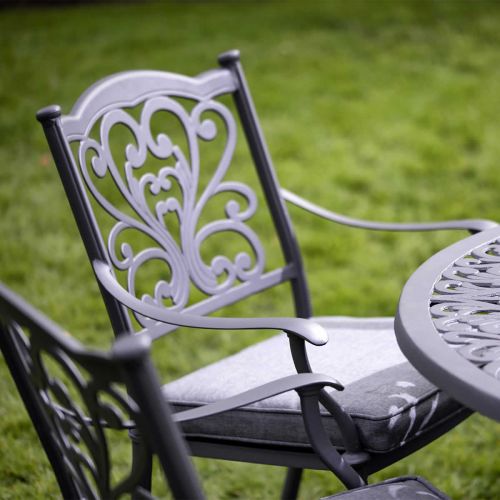 Hampshire Cast Aluminium Chair - Grey