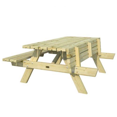 Hercules Extra Strength 6ft Wooden Picnic Bench