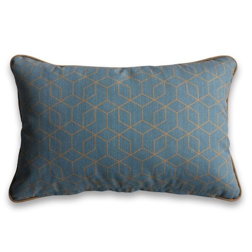Rectangle Scatter Cushion - Grey Cubes